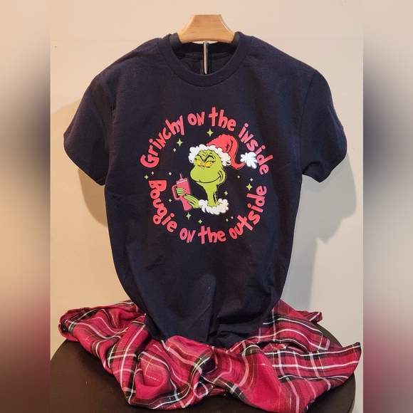 TShirt-People Team Grinch Felpa con cappuccio unisex, Nero , L